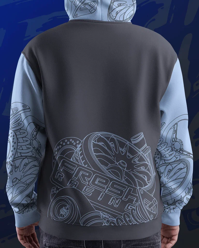 картинка Толстовка серо-голубая от магазина Одежда+