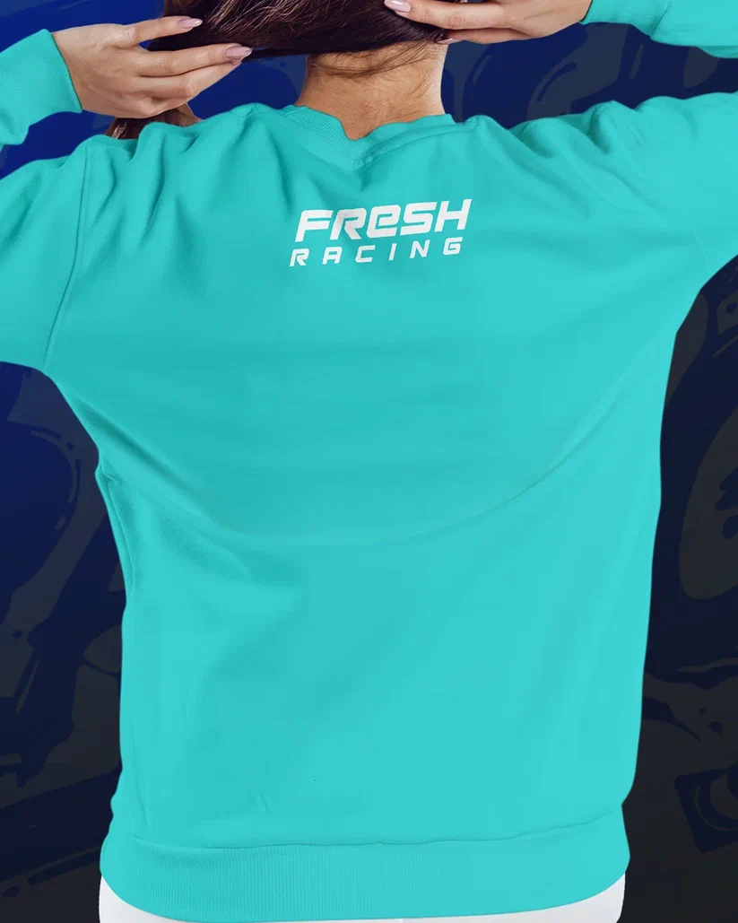 картинка Свитшот мятный Drift Animal от магазина Одежда+